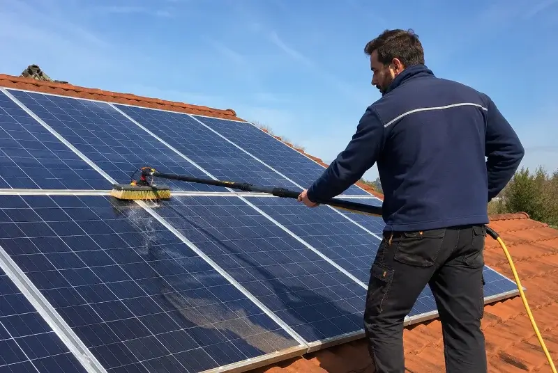 Nettoyage et entretien de panneaux solaires à Herbitzheim